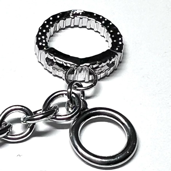 Silver Charm Bracelet with Bling - Picture 4 of 6